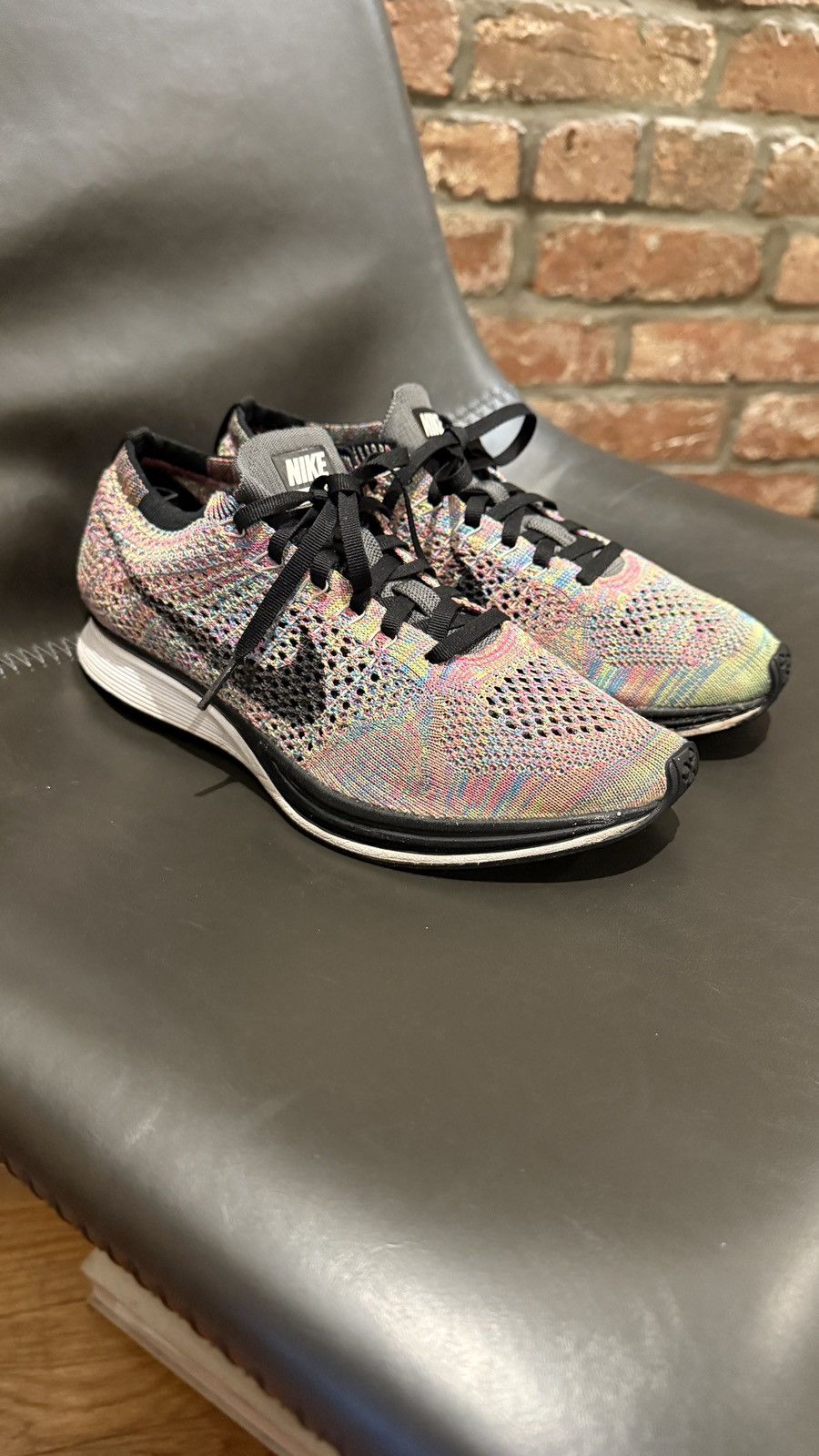 Nike Nike Flyknit Racer 2016 Multicolor SZ 6.5 - great condition Size US 6.5 / EU 39-40 - 4 Thumbnail