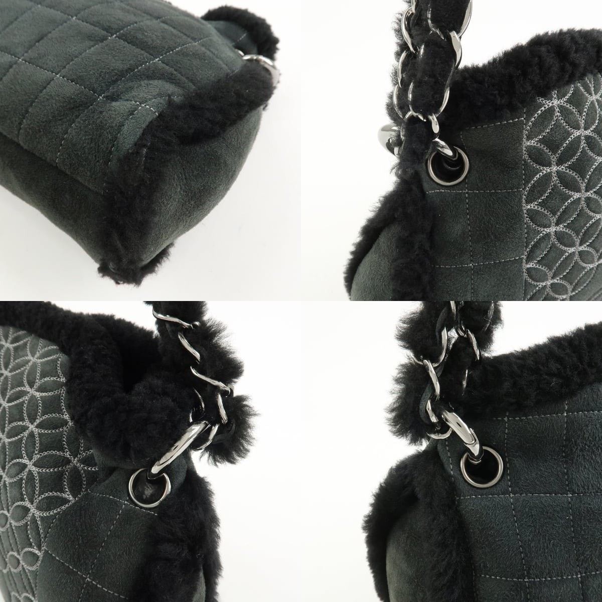 Chanel Chanel Mouton Leather Shoulder Bag Black Size ONE SIZE - 5 Thumbnail