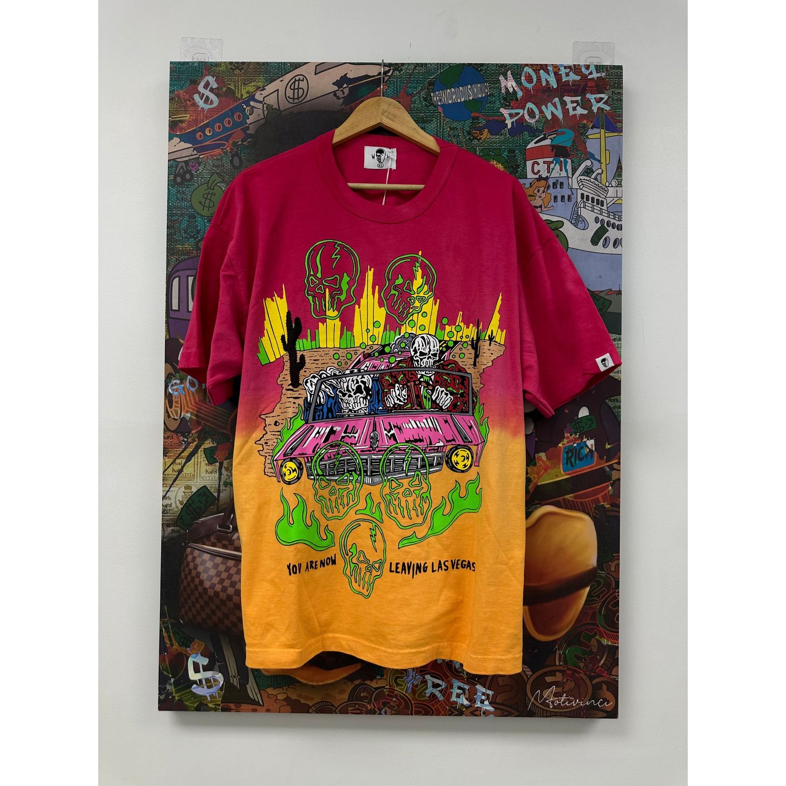 Warren Lotas Warren Lotas Tee Pink Orange New XL With Tags Size US XL / EU 56 / 4 - 1 Thumbnail