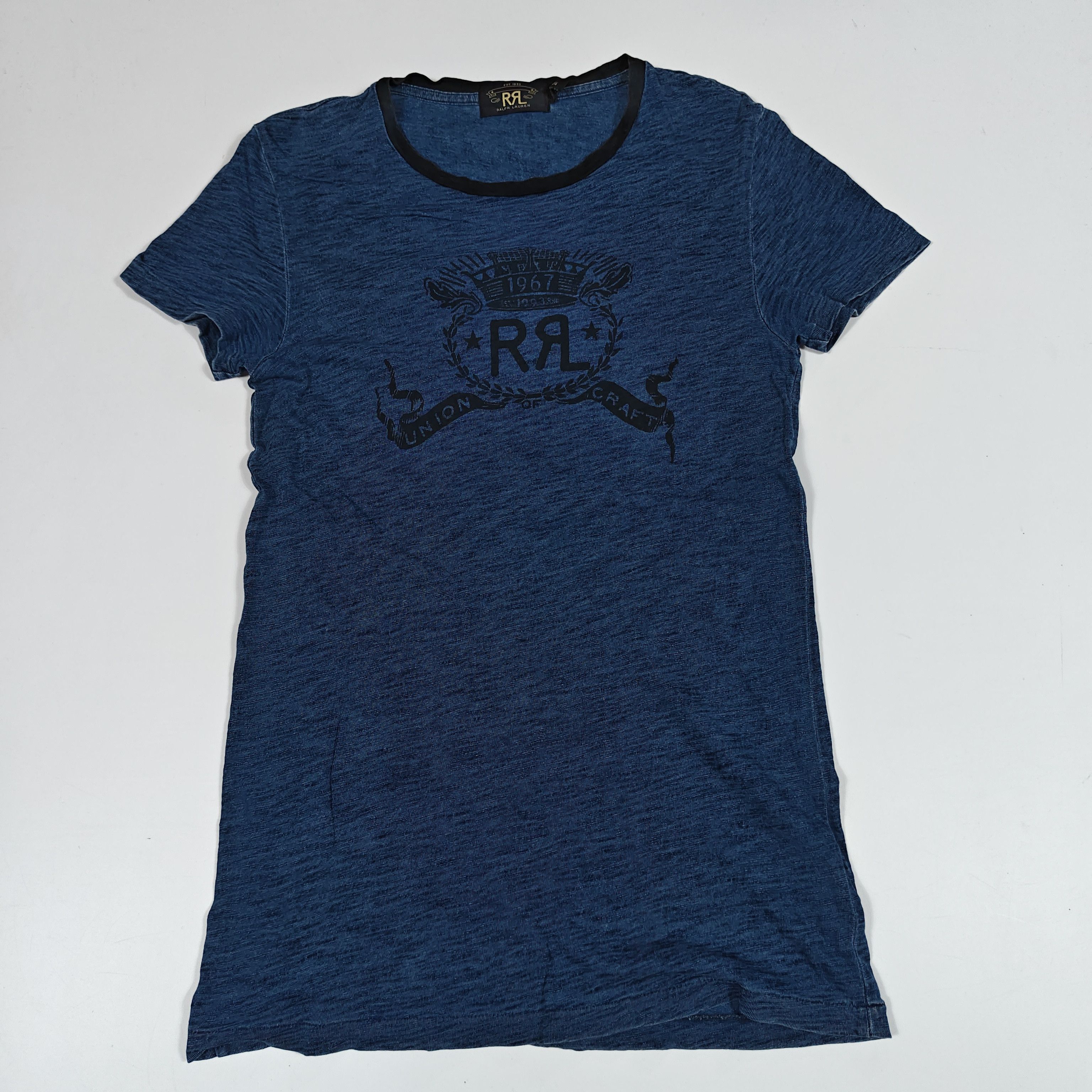 RRL Ralph Lauren RRL Double RL Union of Craft Indigo Graphic #F Size S / US 4 / IT 40 - 1 Thumbnail