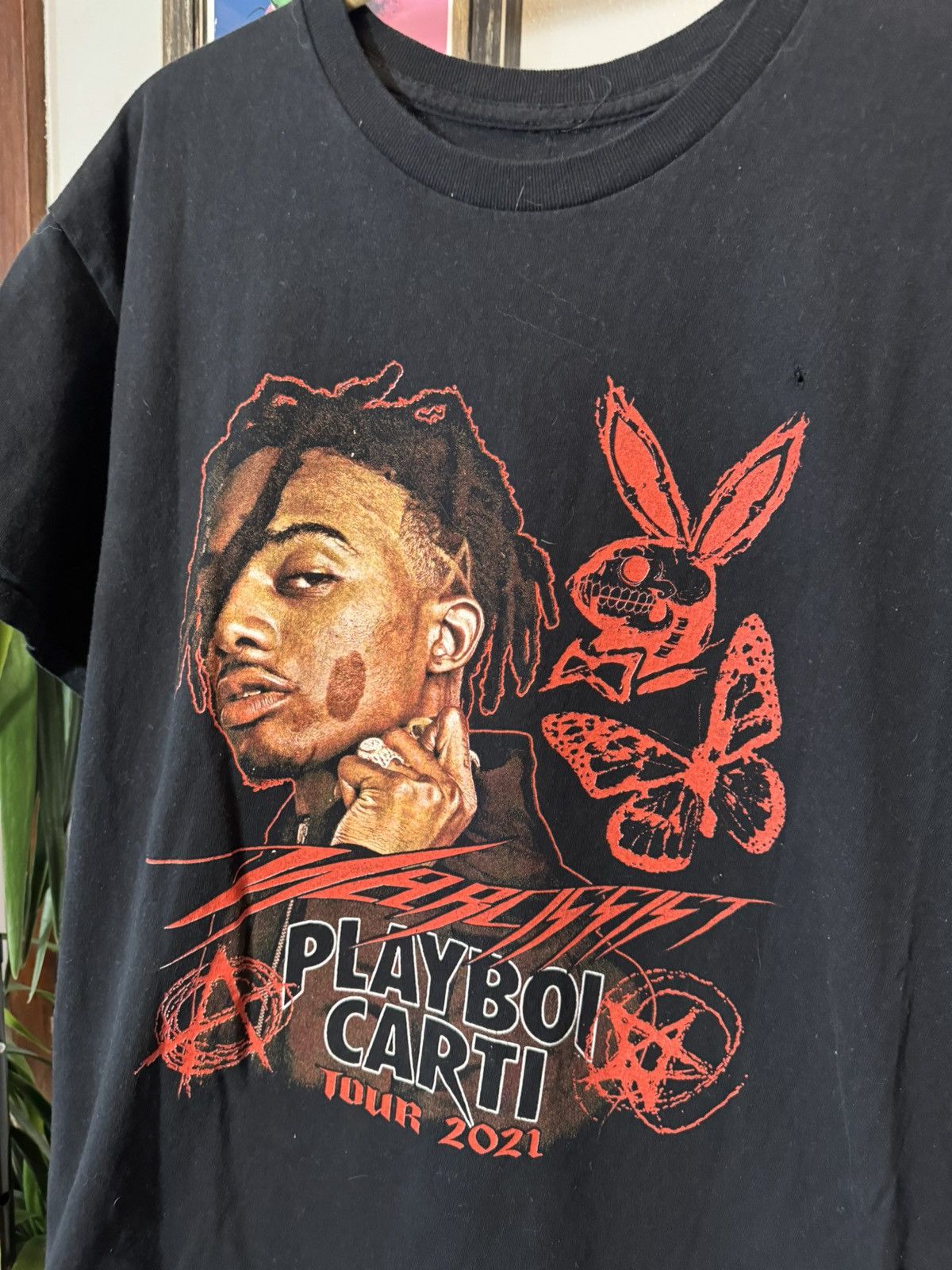 Playboi Carti 2021 Playboi Carti Narcissist Tour T-Shirt Size US L / EU 52-54 / 3 - 3 Thumbnail