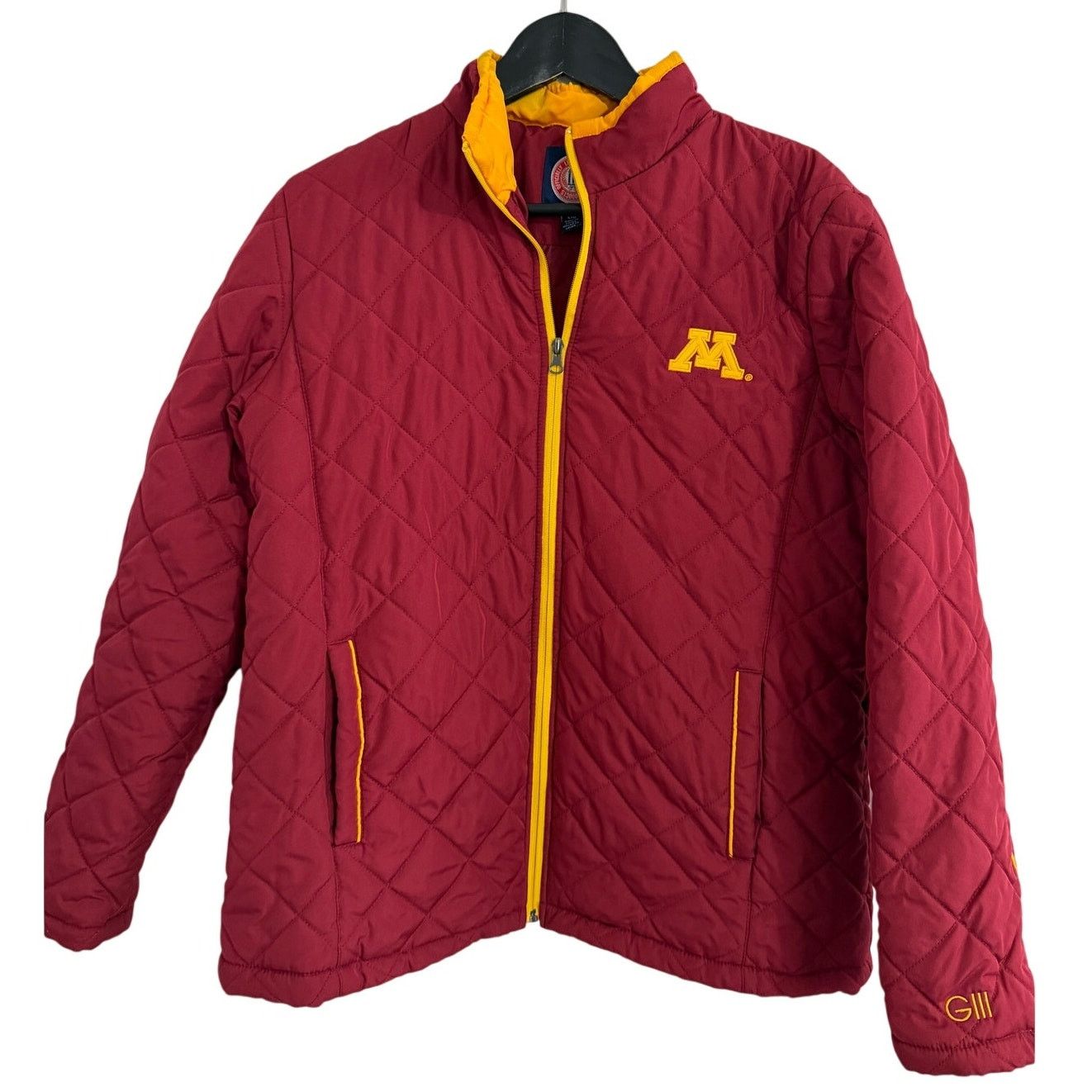 G-III Minnesota Gophers Quilted Jacket Women's Size Large Size L / US 10 / IT 46 - 1 Thumbnail