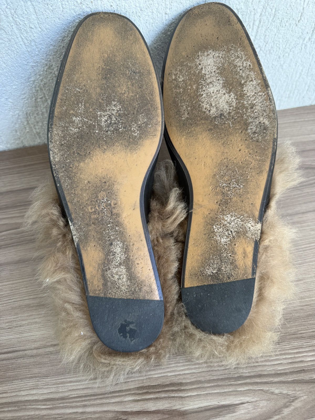 Gucci Ufo and dragons Fur mules Size US 7.5 / EU 40-41 - 13 Thumbnail