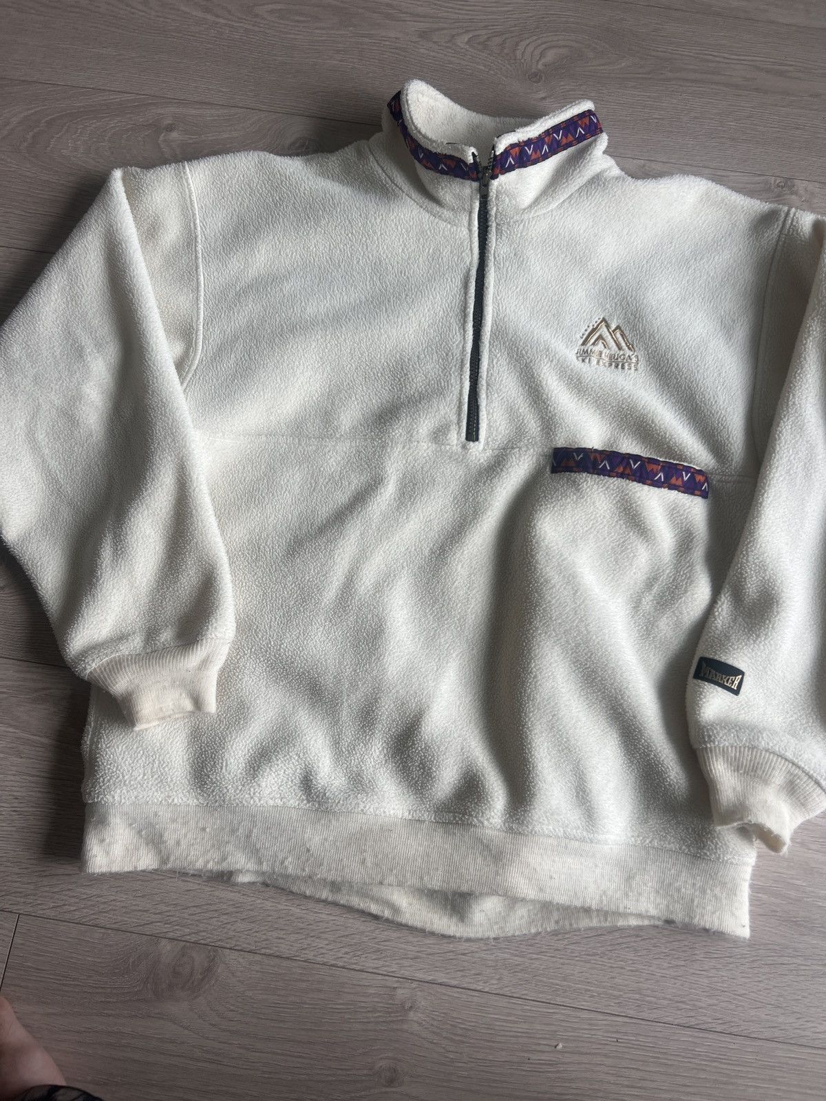 Other Vintage 90s Marker Fleece Polartec Sweatshirt Made USA Ski Size US L / EU 52-54 / 3 - 3 Thumbnail