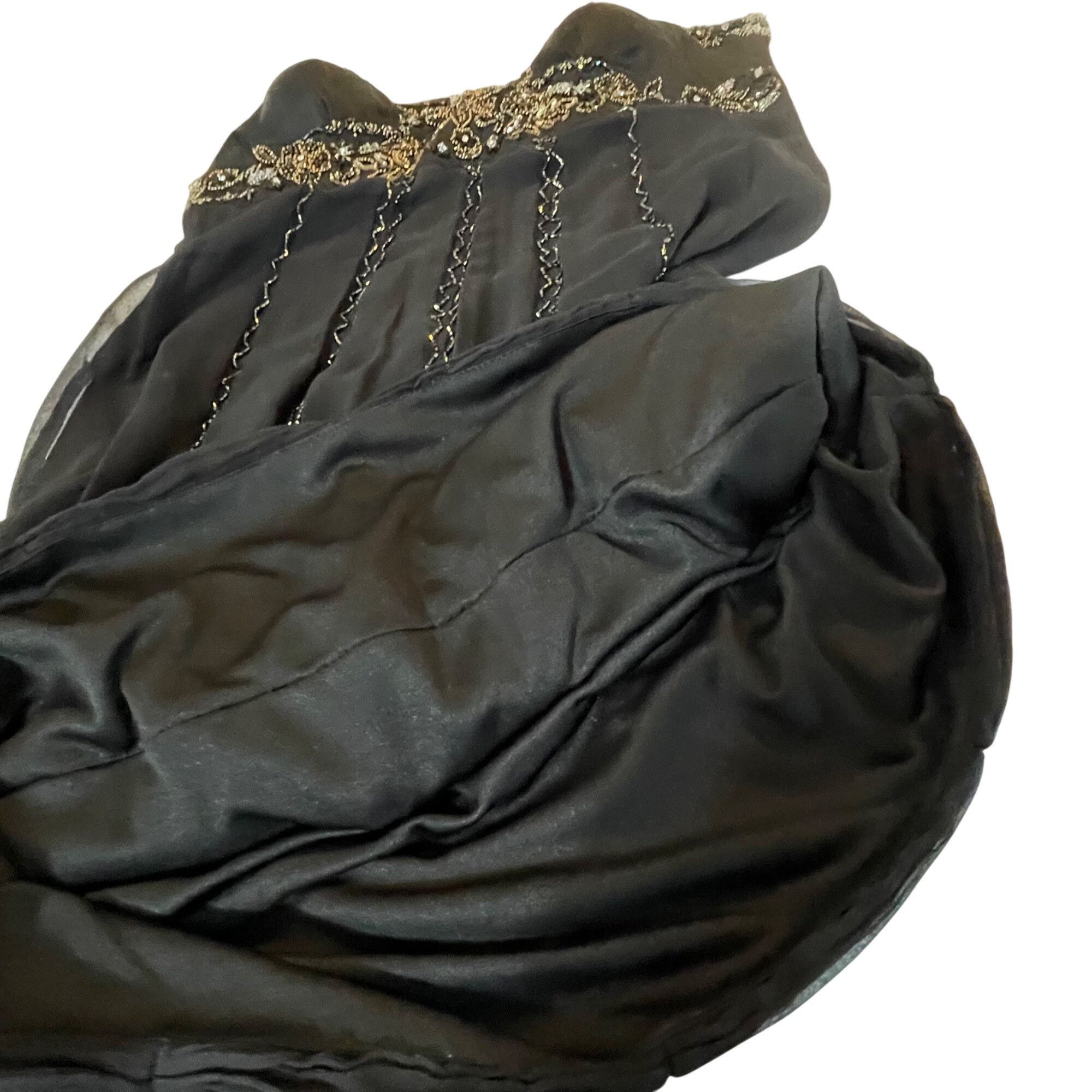 Adrianna Papell Adrianna Papell Black Beaded Halter Dress Size 12 Tags attac Size XL / US 12-14 / IT 48-50 - 11 Thumbnail