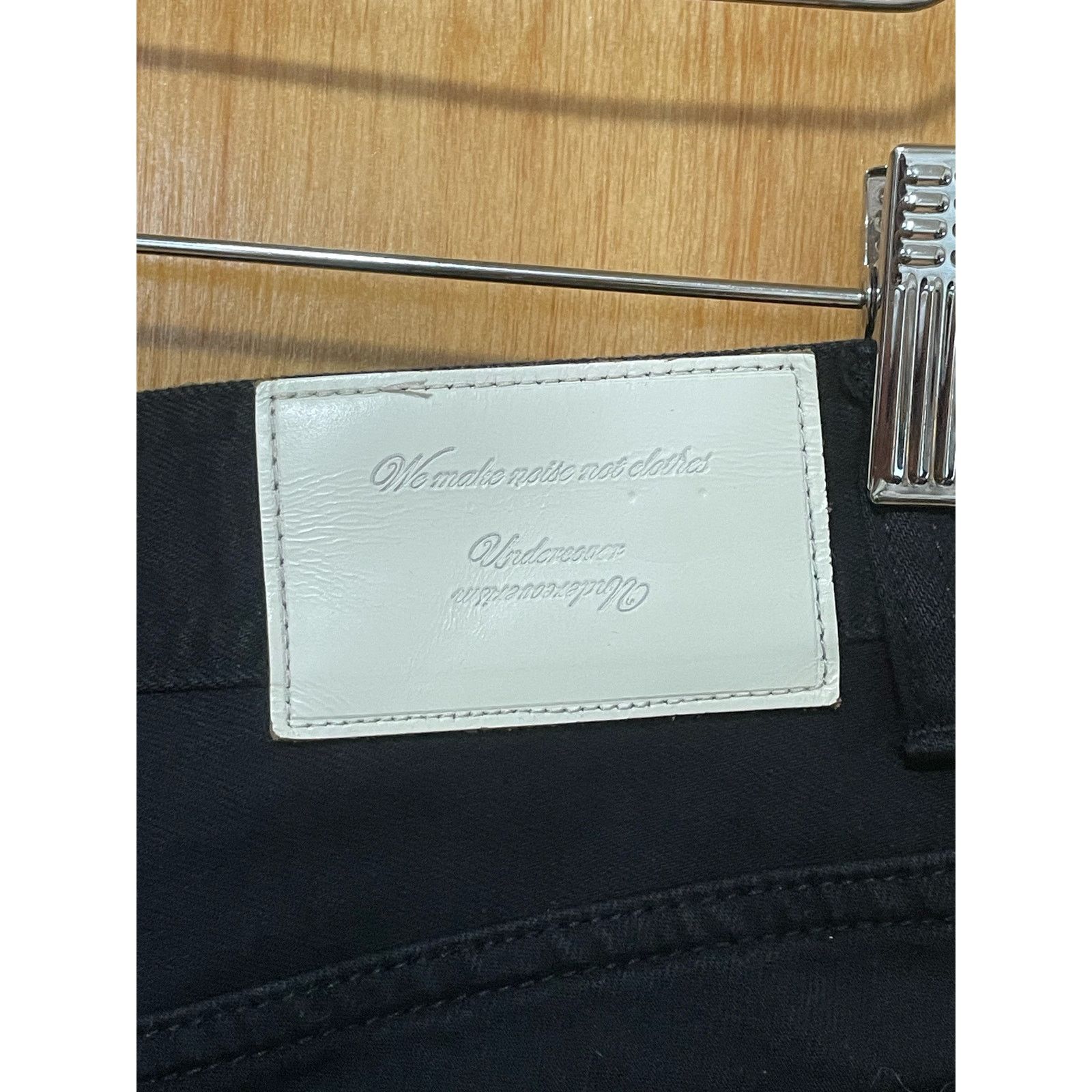Undercover 17AW Undercover Black Distressed Raw Edge Skinny Jeans JP 2 Size 31" - 4 Thumbnail