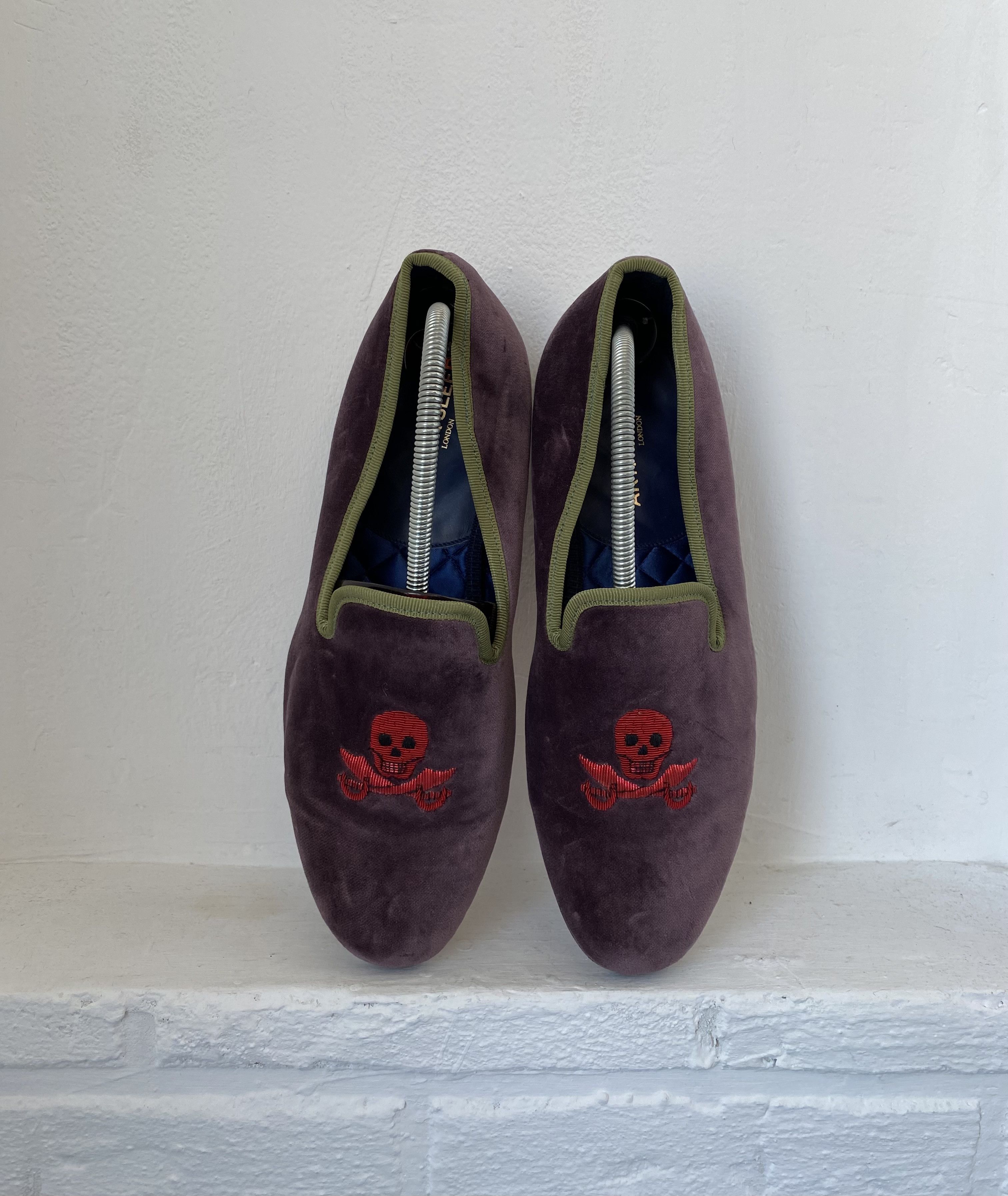 Other Arthur sleep violet pirate skull loafers RRP 500$ Size US 9.5 / EU 42-43 - 1 Thumbnail