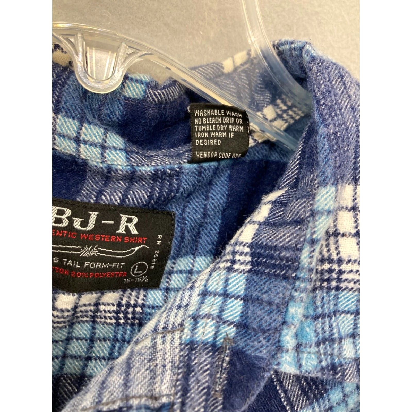Vintage VINTAGE BJR RANCH WEAR Pearl Snap Western Shirt Mens L Long Sleeve Plaid Size US L / EU 52-54 / 3 - 7 Thumbnail