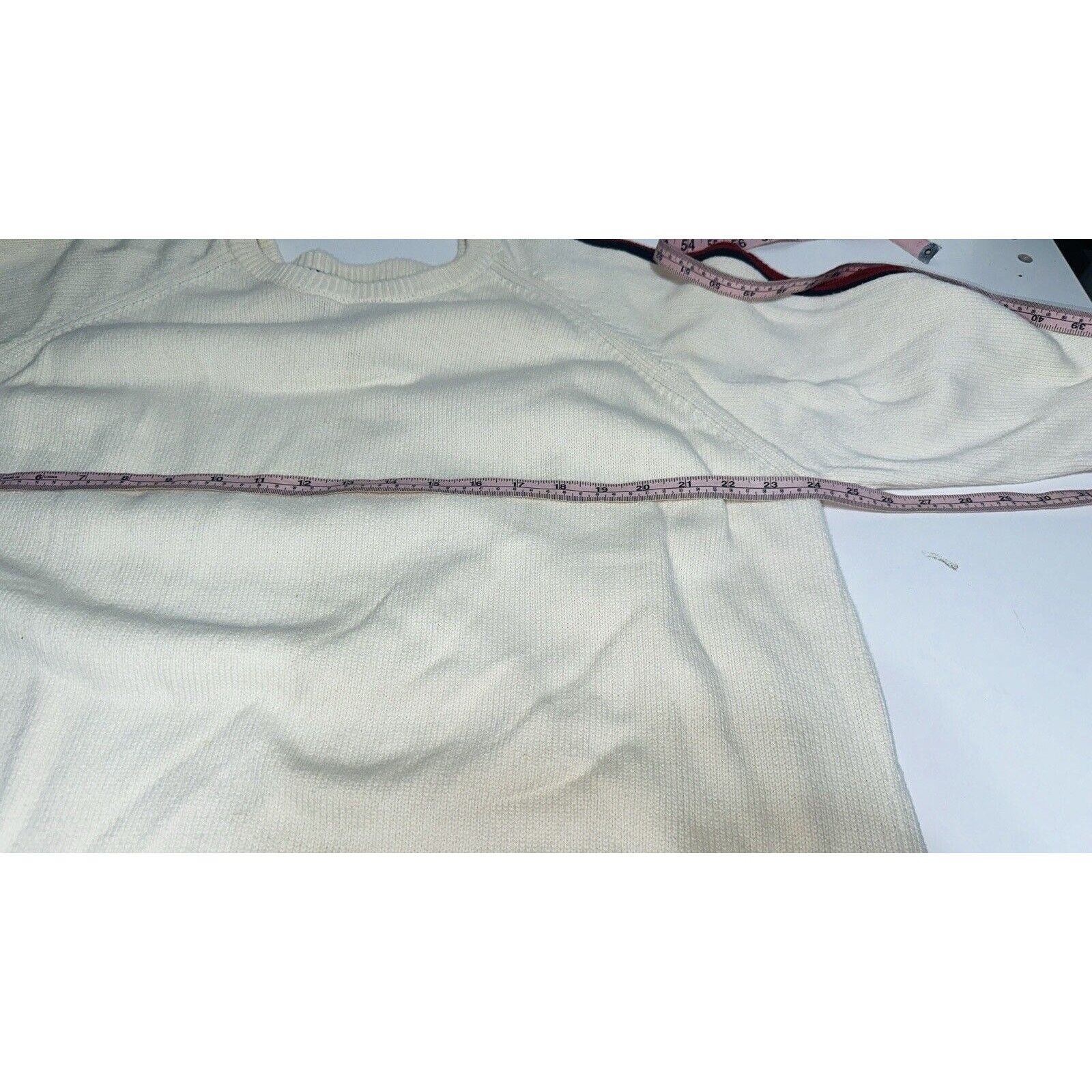 Tommy Hilfiger Tommy Hilfiger Jeans Embroidered Cable Sweater Big Logo XL Size US XL / EU 56 / 4 - 9 Thumbnail