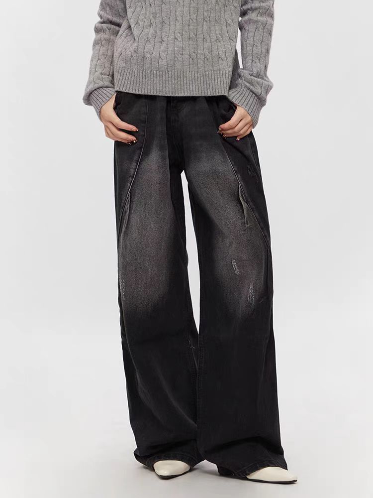 Designer × Jean × Vintage High Street Washed Vintage Y2K Relaxed Jeans Size US 30 / EU 46 - 2 Thumbnail
