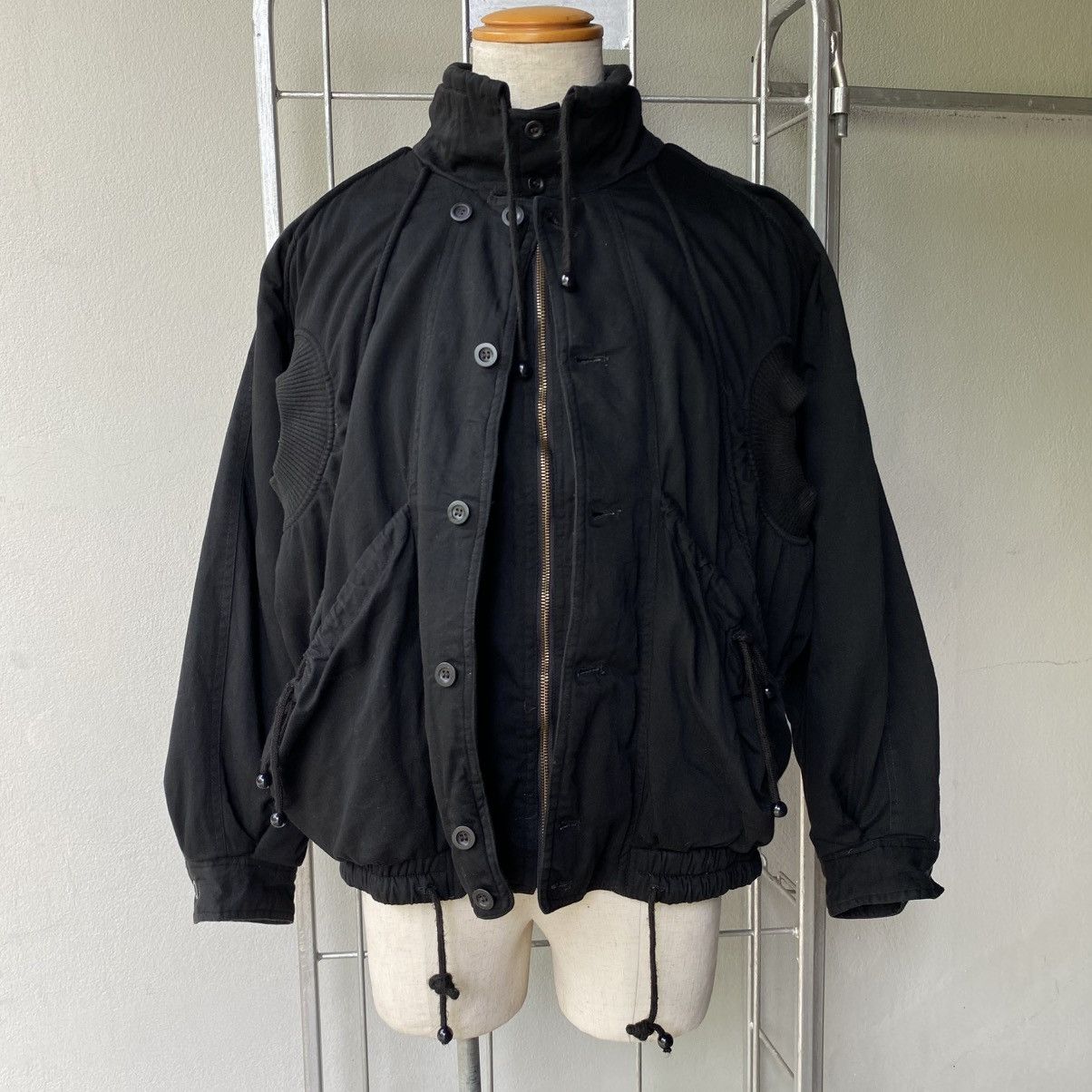 Japanese Brand Hookangel Black Tech Jacket Size US L / EU 52-54 / 3 - 1 Thumbnail