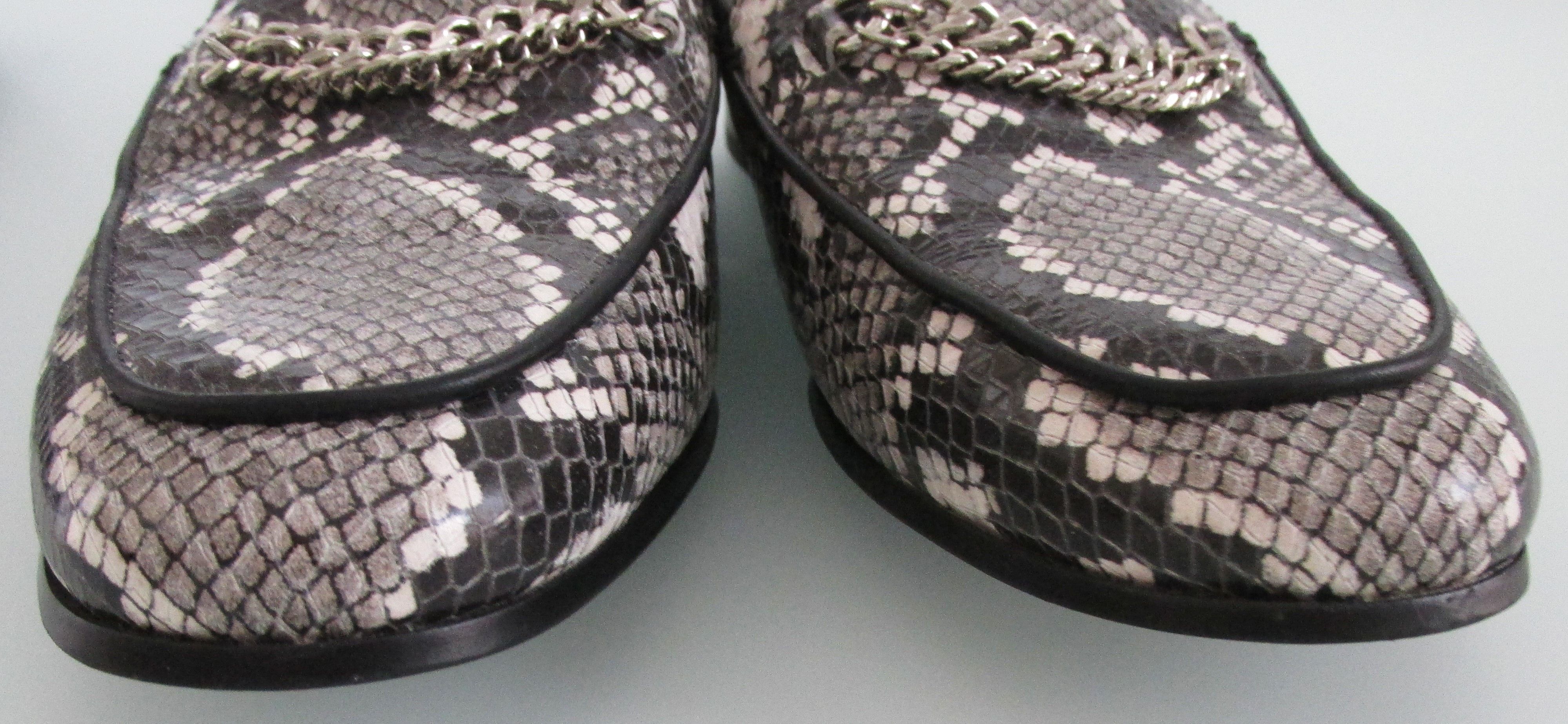 Sam Edelman Sam Edelman Women's Reptile Print Loafers Size 9M Size US 9 / IT 39 - 4 Thumbnail