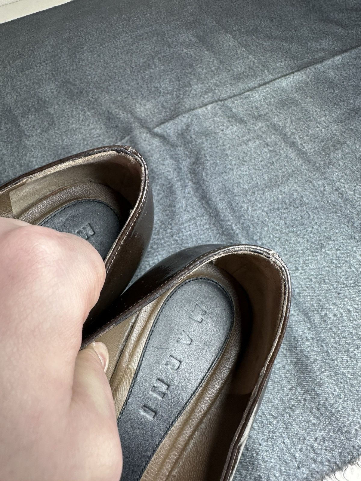 Marni Marni Patent Ballet Flats Shoes EU 39 Size US 8 / IT 38 - 22 Thumbnail