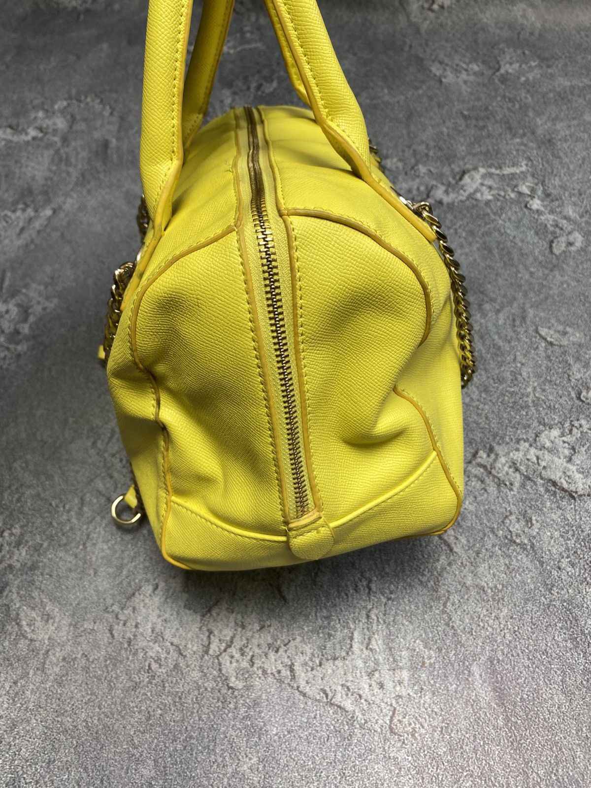 Versace Versace jeans bowling bag yellow Size ONE SIZE - 6 Thumbnail