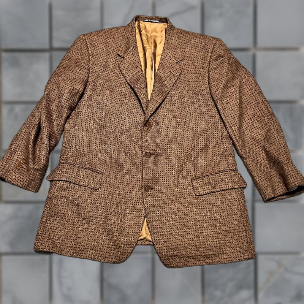 Ermenegildo Zegna Ermenegildo Zegna Blazer Coat Mens 44 Wool Brown US 56 Casual Jacket Blazer Mens 44 Sports Coat Wool Brown Size 44R - 1 Thumbnail