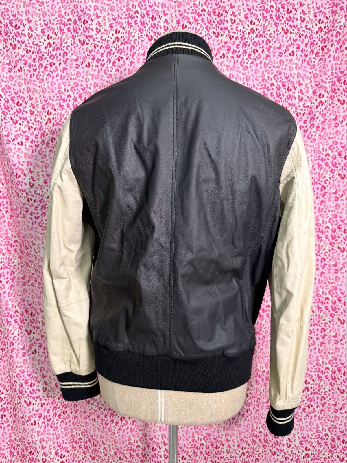 Bottega Veneta Leather Varsity Jacket Size US L / EU 52-54 / 3 - 4 Thumbnail