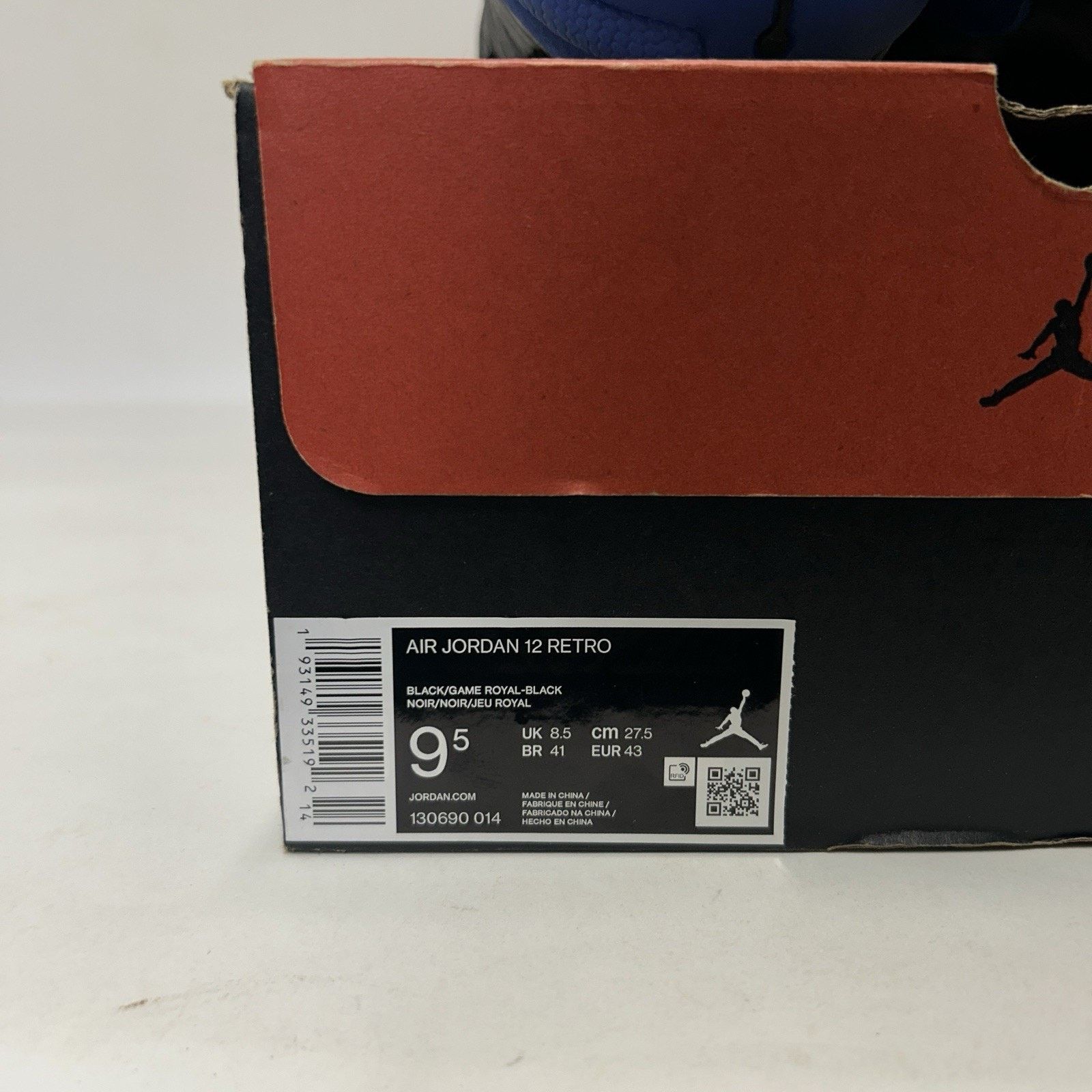Jordan Brand Nike Air Jordan 12 Retro OG “Game Royal/Black Blue” Size US 9.5 / EU 42-43 - 8 Thumbnail
