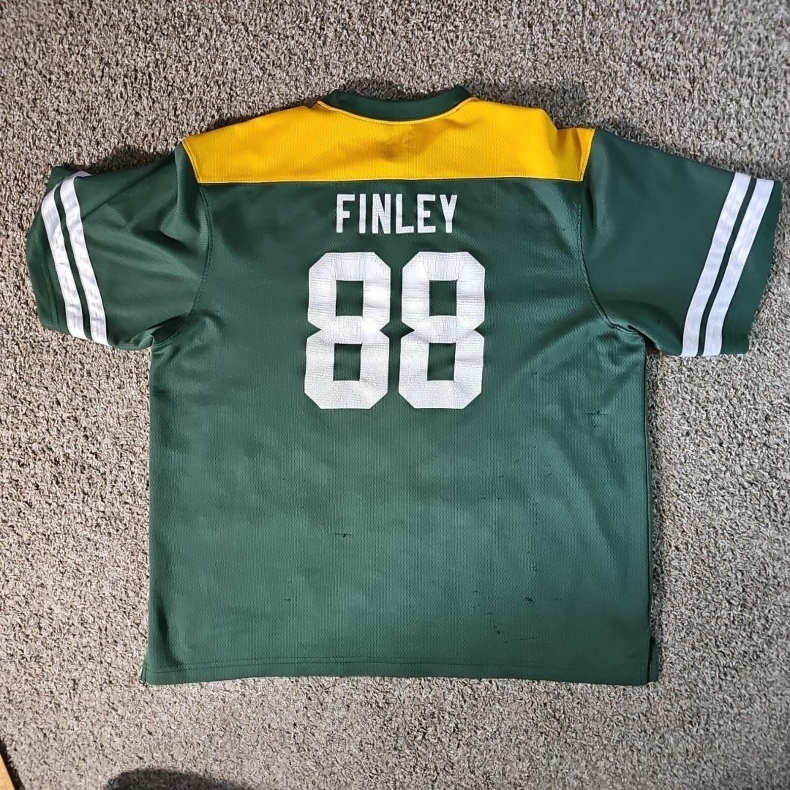 Majestic Majestic Green Bay Packers 88 Jermichael Finley Jersey Shirt Size ONE SIZE - 7 Thumbnail