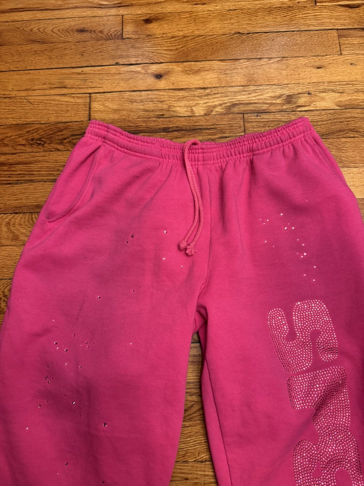 Sp5der Sp5der Rhinestone Sweatpants Size Large Size US 34 / EU 50 - 3 Thumbnail