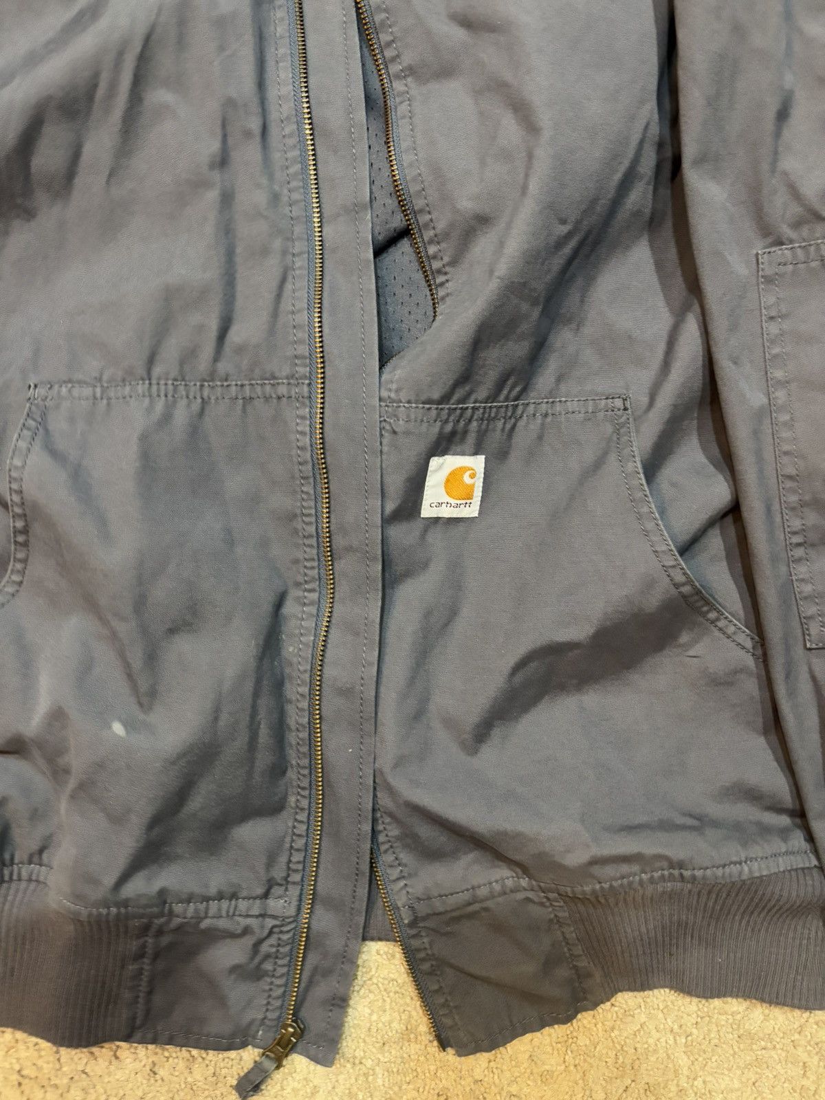 Carhartt Navy Blue Carhartt Bomber Jacket Size US L / EU 52-54 / 3 - 2 Thumbnail