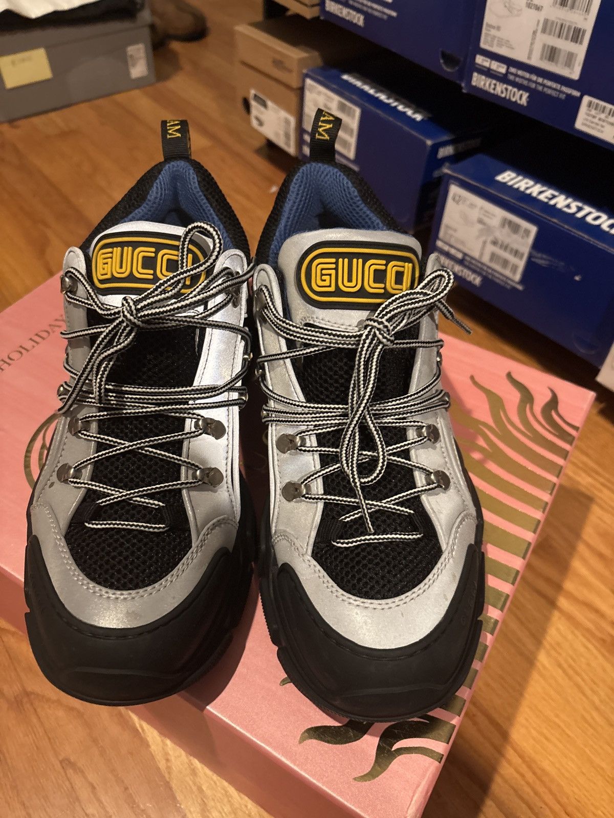 Gucci Gucci reflective flashtrack size 9 special edition box 2018 Size US 9 / EU 42 - 4 Thumbnail
