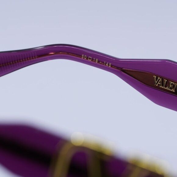 Valentino 🕶️ New Valentino V-DUE VLS-103D Sunglasses - Crystal Purple Size ONE SIZE - 7 Thumbnail