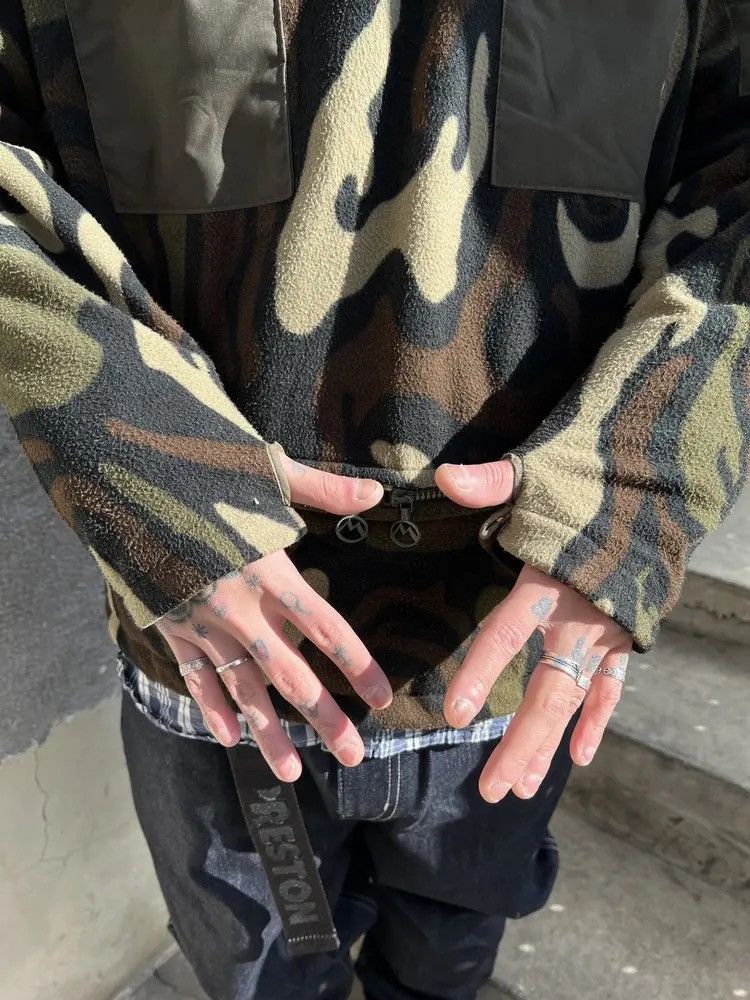 Maharishi Vintage Maharishi Half Zipper Fleece Camouflage Size US M / EU 48-50 / 2 - 4 Thumbnail