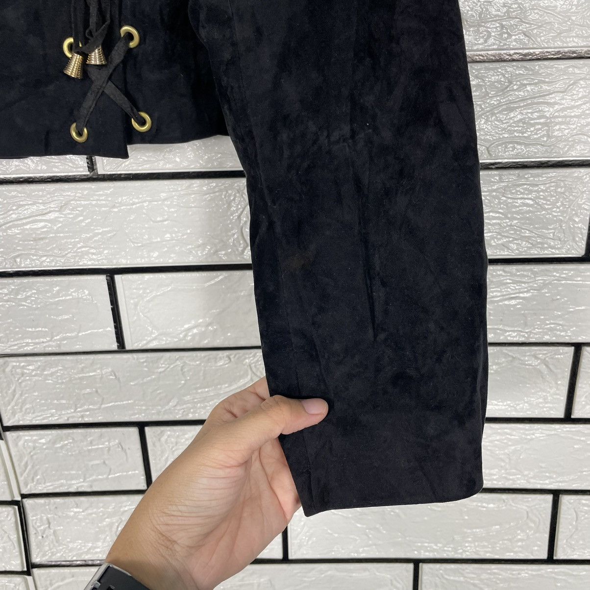 Japanese Brand Cosmic Ray Crop Jacket Size S / US 4 / IT 40 - 13 Thumbnail