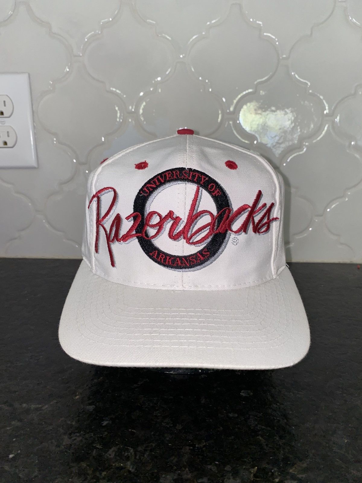 Other Vintage 90s Arkansas razorbacks big logo snapback Size ONE SIZE - 1 Thumbnail