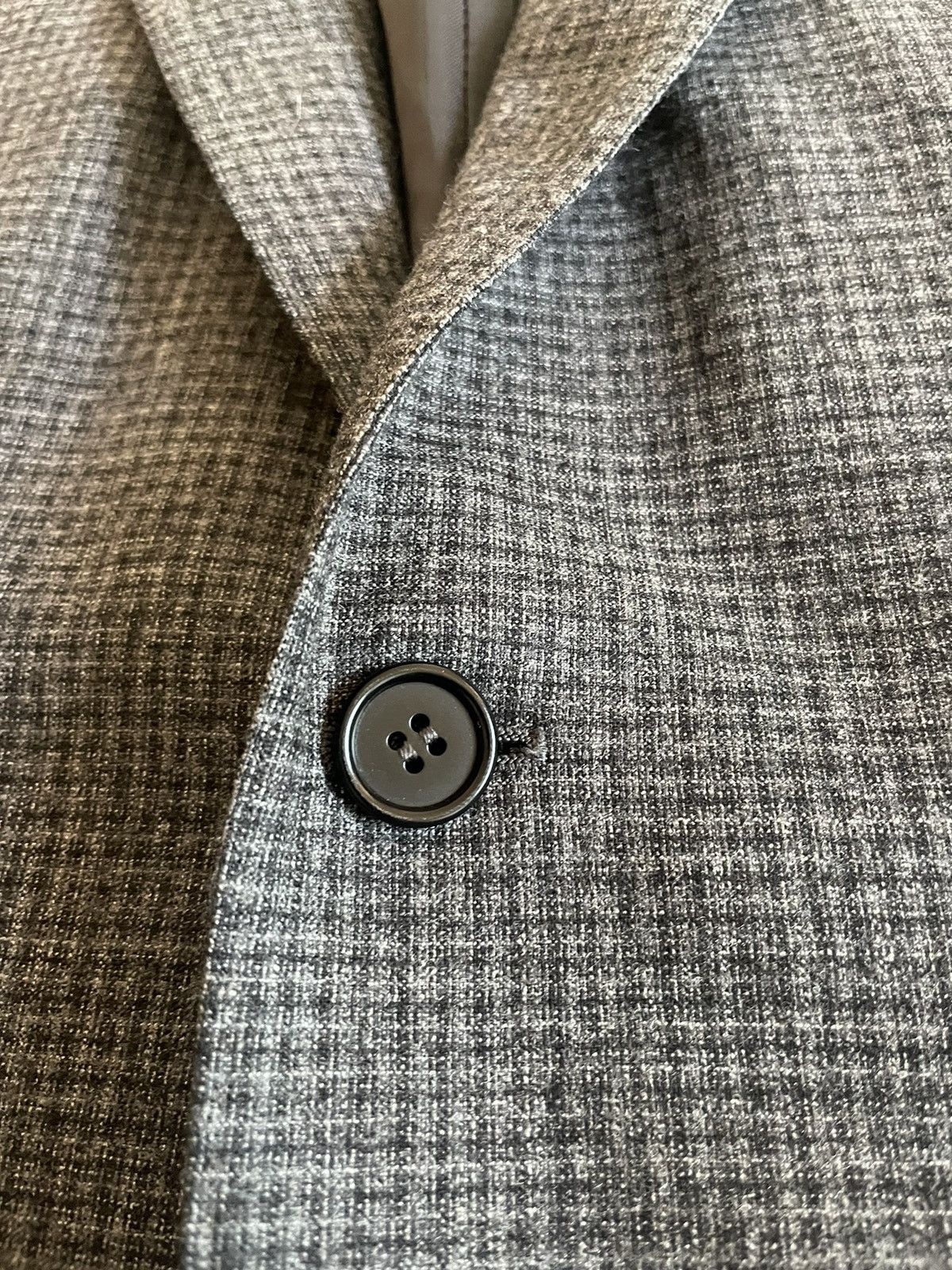 Canali Crosshatch Check Jacket Size 40R - 4 Thumbnail