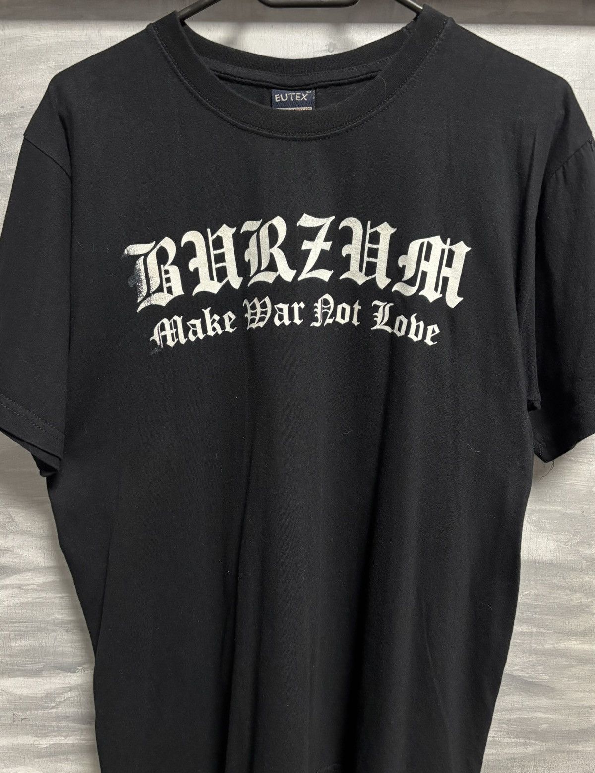 RARE! Burzum Make Love Not War 90s Black Metal Vintage Tee M