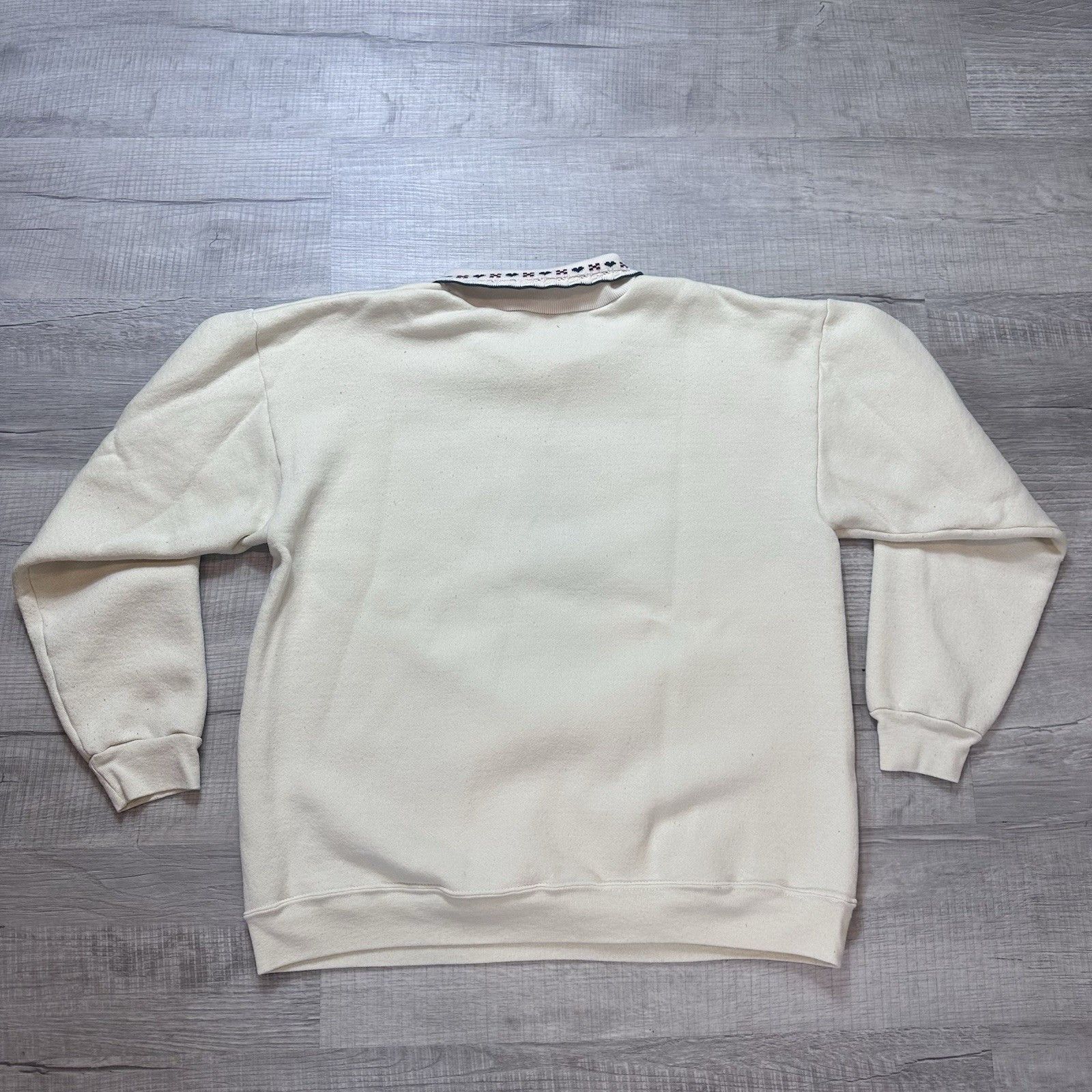 Vintage Vintage Won's Wear Beige Women's XL Sweater Heidi Satterberg Size XL / US 12-14 / IT 48-50 - 9 Thumbnail