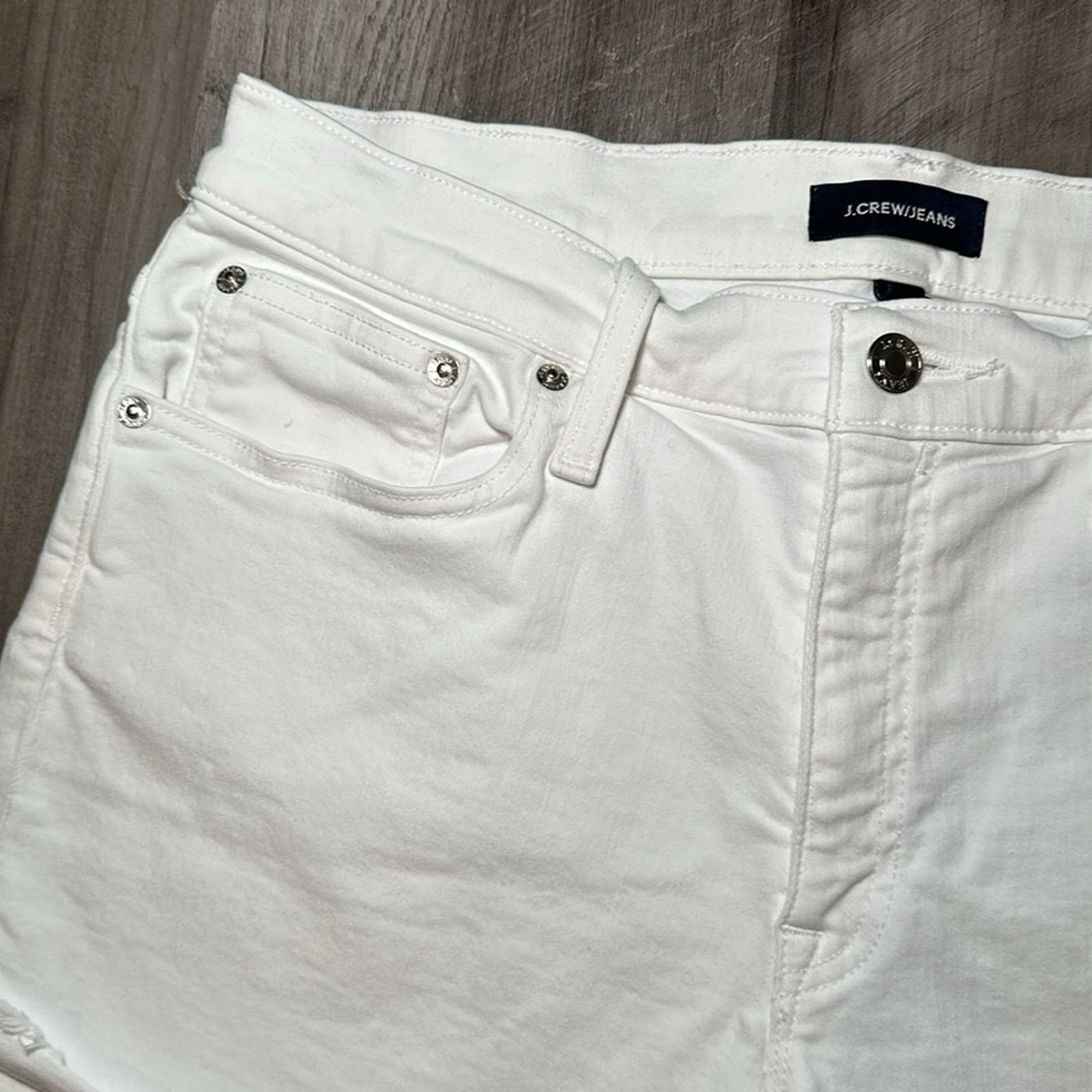 J.Crew J. Crew Jeans Classic Cut Off Cuffed Jean Shorts - 29 Size 29" - 4 Thumbnail
