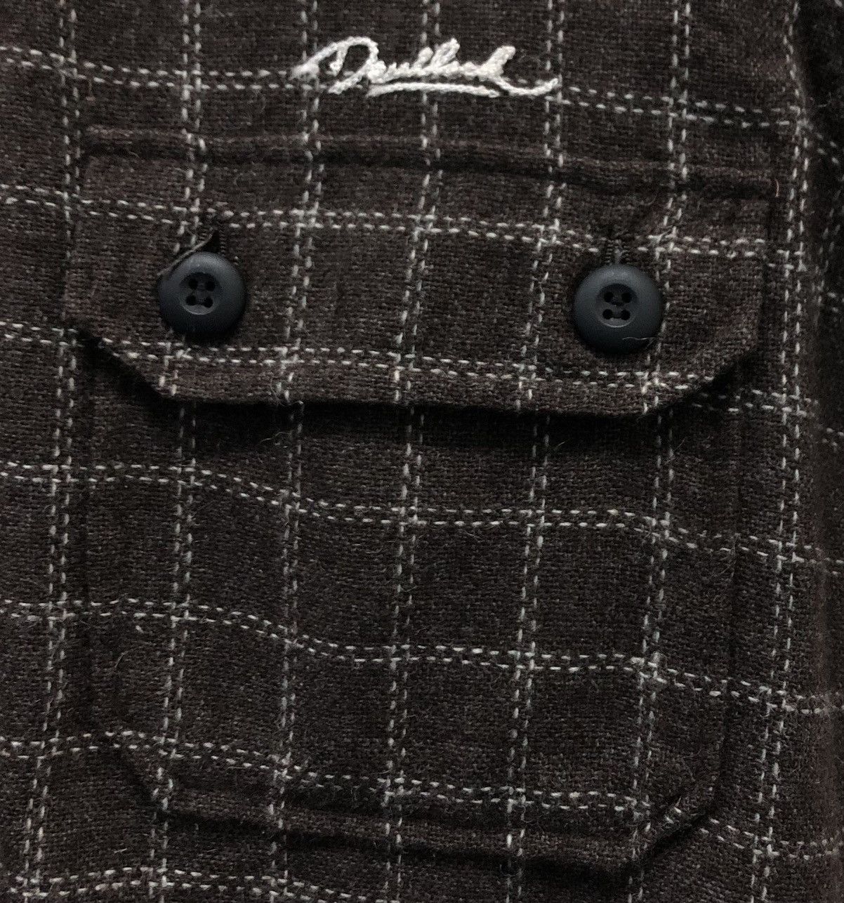 Devilock Vintage Devilock Japan Wool Jacket Brown Windowpane Check M Size US M / EU 48-50 / 2 - 5 Thumbnail