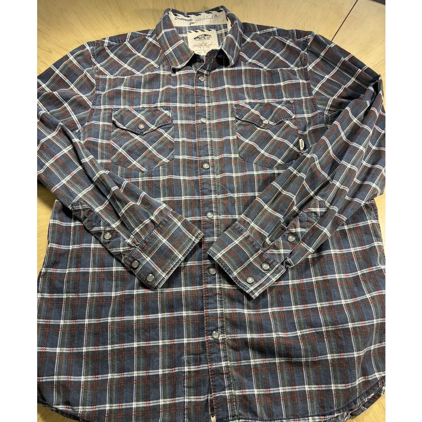 Vans Vans Men Plaid Shirt L Grunge Skater Y2K Anthony Van Engelen Size US L / EU 52-54 / 3 - 9 Thumbnail