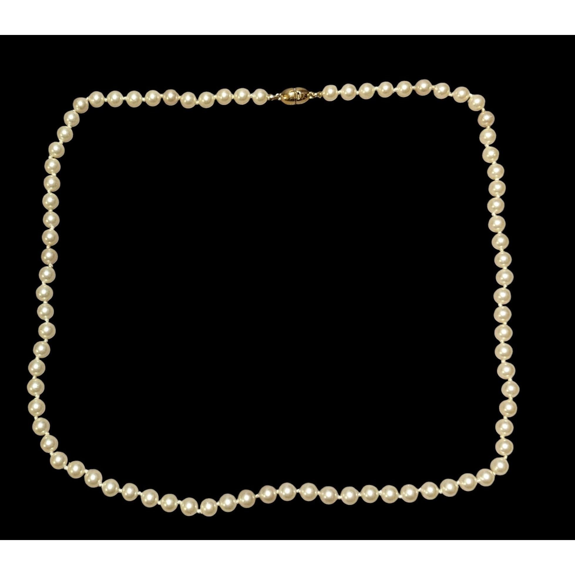 Monet Vintage Glam Monet Beaded Faux Pearl Necklace Size ONE SIZE - 2 Thumbnail