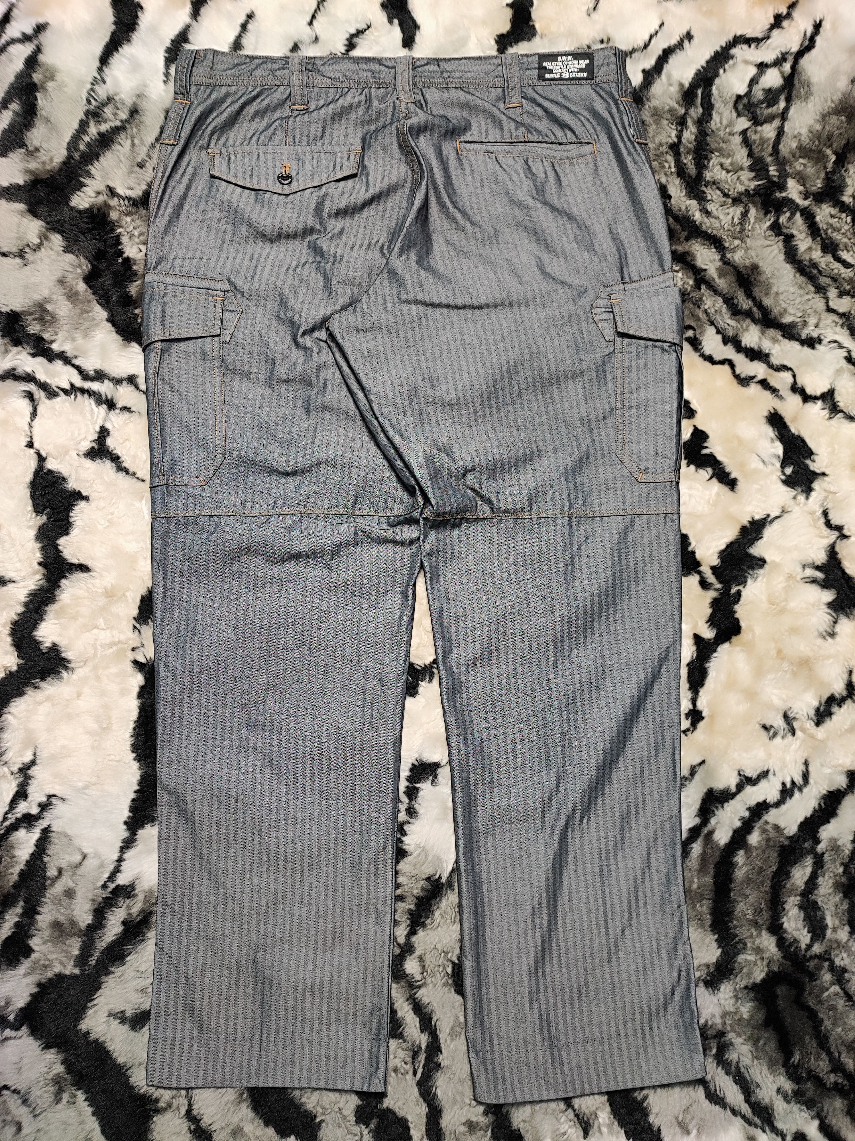 Japanese Brand Workwear Cargo Pants Hickory Japan by Burtle Size US 30 / EU 46 - 9 Thumbnail