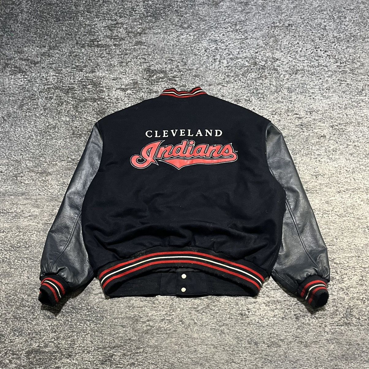 Jeff Hamilton Vintage 90s Cleveland Indians Jeff Hamilton Varsity Jacket Size US L / EU 52-54 / 3 - 2 Thumbnail