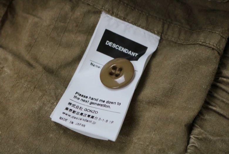 Descendant DESCENDANT DWU RIPSTOP Heavy Wash Shacket 18AW Size US S / EU 44-46 / 1 - 7 Thumbnail