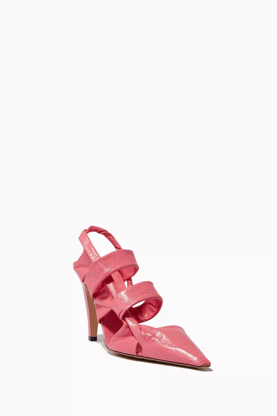Bottega Veneta o1y0725 Slingback Pumps in Pink Size US 8 / IT 38 - 2 Thumbnail