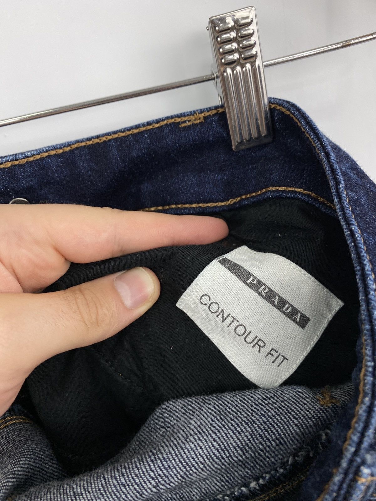 Prada Y2K Prada Women Jeans Contour Fit Rare Retro Hype Size 25" / US 0 / IT 36 - 11 Thumbnail