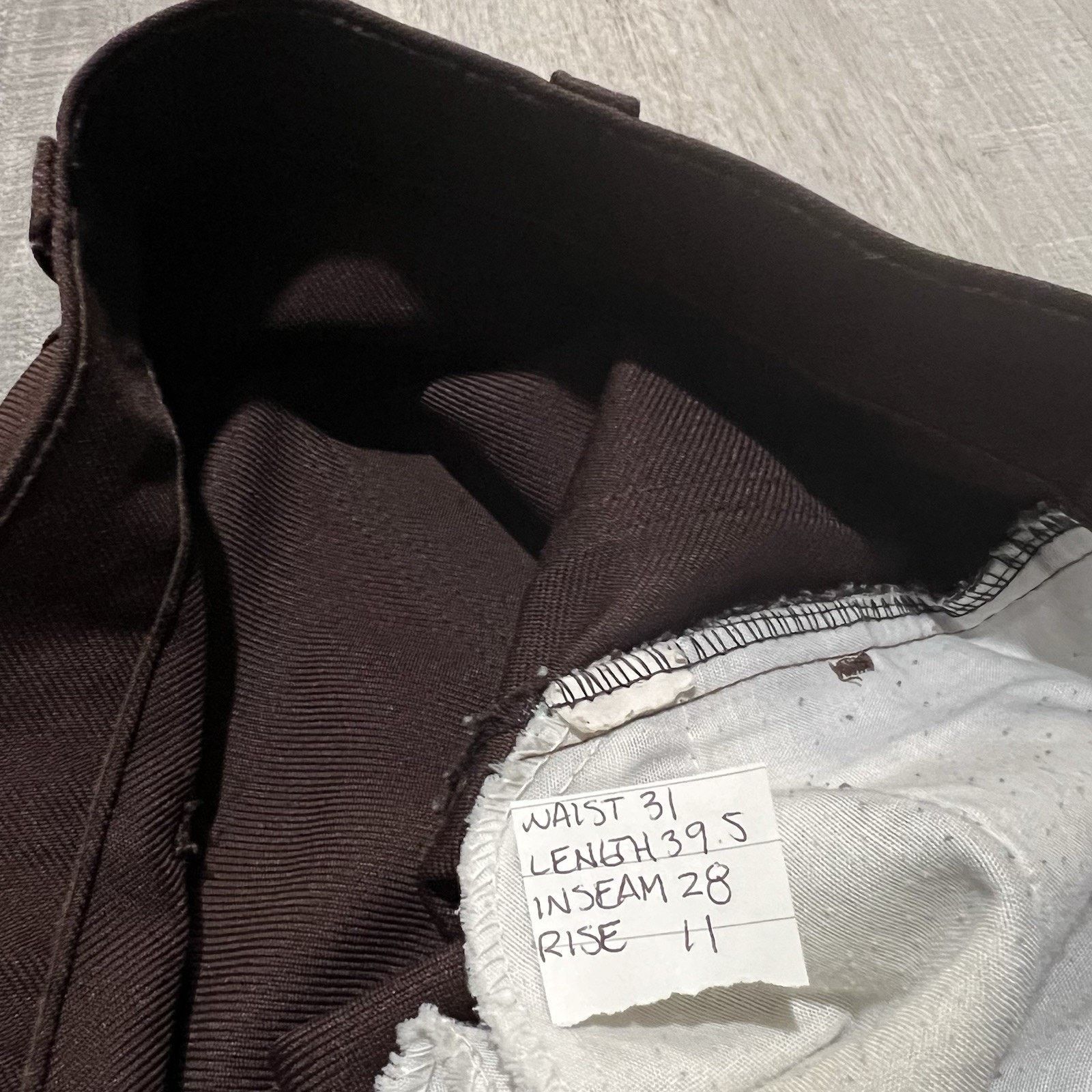 Levi's VTG Levis 517 Brown Sta Prest Boot Cut Pants 60s/70s Dacron Size US 31 - 7 Thumbnail