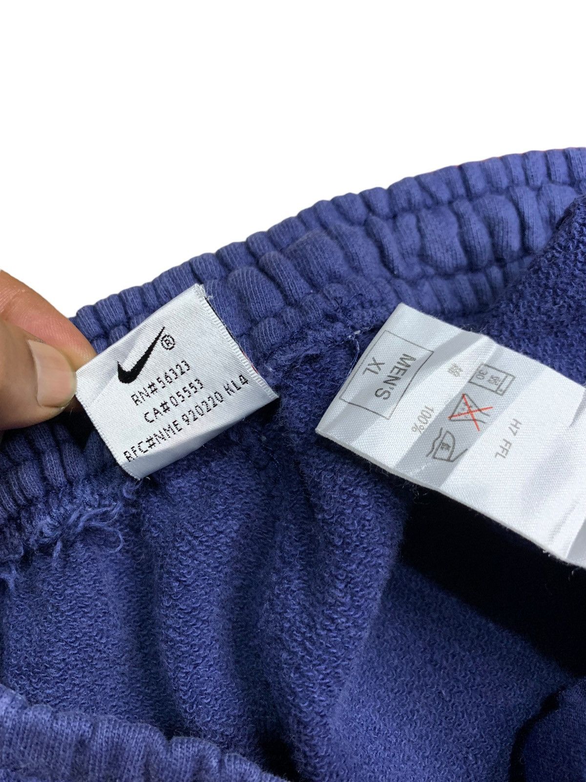 Nike × Vintage Vintage Nike spell out baggy sweat pants Size US 30 / EU 46 - 11 Thumbnail
