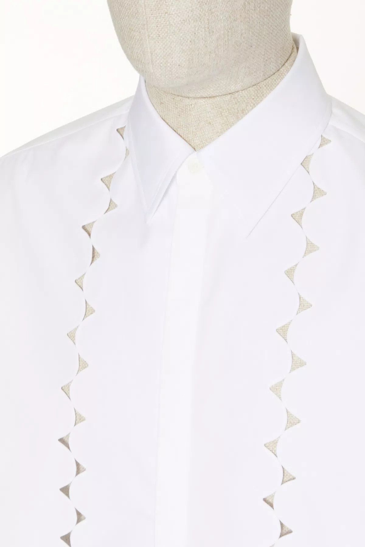 Valentino oc11z0725 Poplin Shirt in White Size US XXL / EU 58 / 5 - 4 Thumbnail