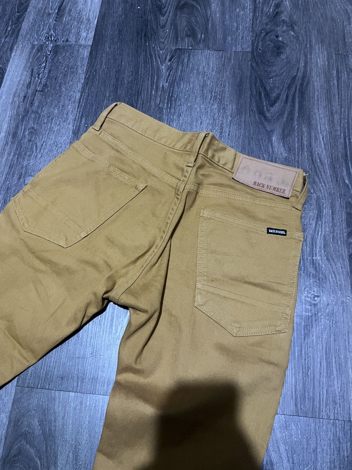 Hysteric Glamour × Japanese Brand × Tornado Mart Back Number Color Denim Edition (Mustard Yellow) Size US 30 / EU 46 - 6 Thumbnail