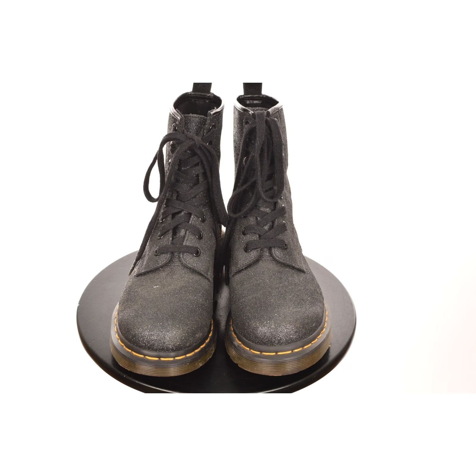 Dr. Martens DDP Dr Martens 1460 Pascal Glitter Boots Black Melody Size US 8 / UK 6 / EU 39 Womens Size US 8 / IT 38 - 3 Thumbnail