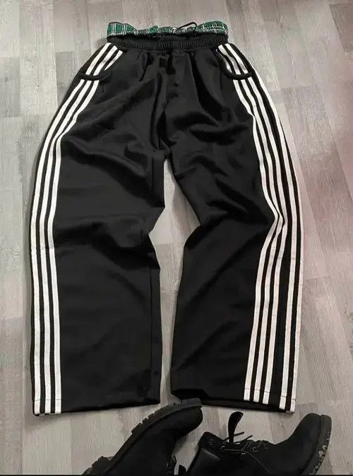 Jean Black Double Waist Boxer Baggy Sweatpants Size US 30 / EU 46 - 2 Thumbnail