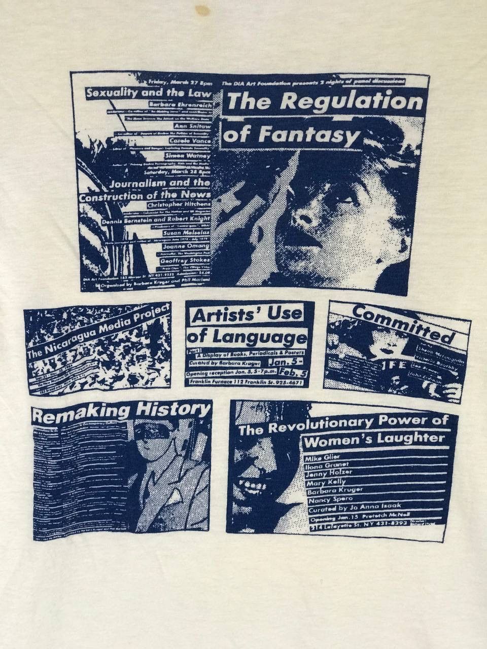 Barbara Kruger × Vintage Vintage art The Nicaragua Media Project Museum Size US L / EU 52-54 / 3 - 3 Thumbnail
