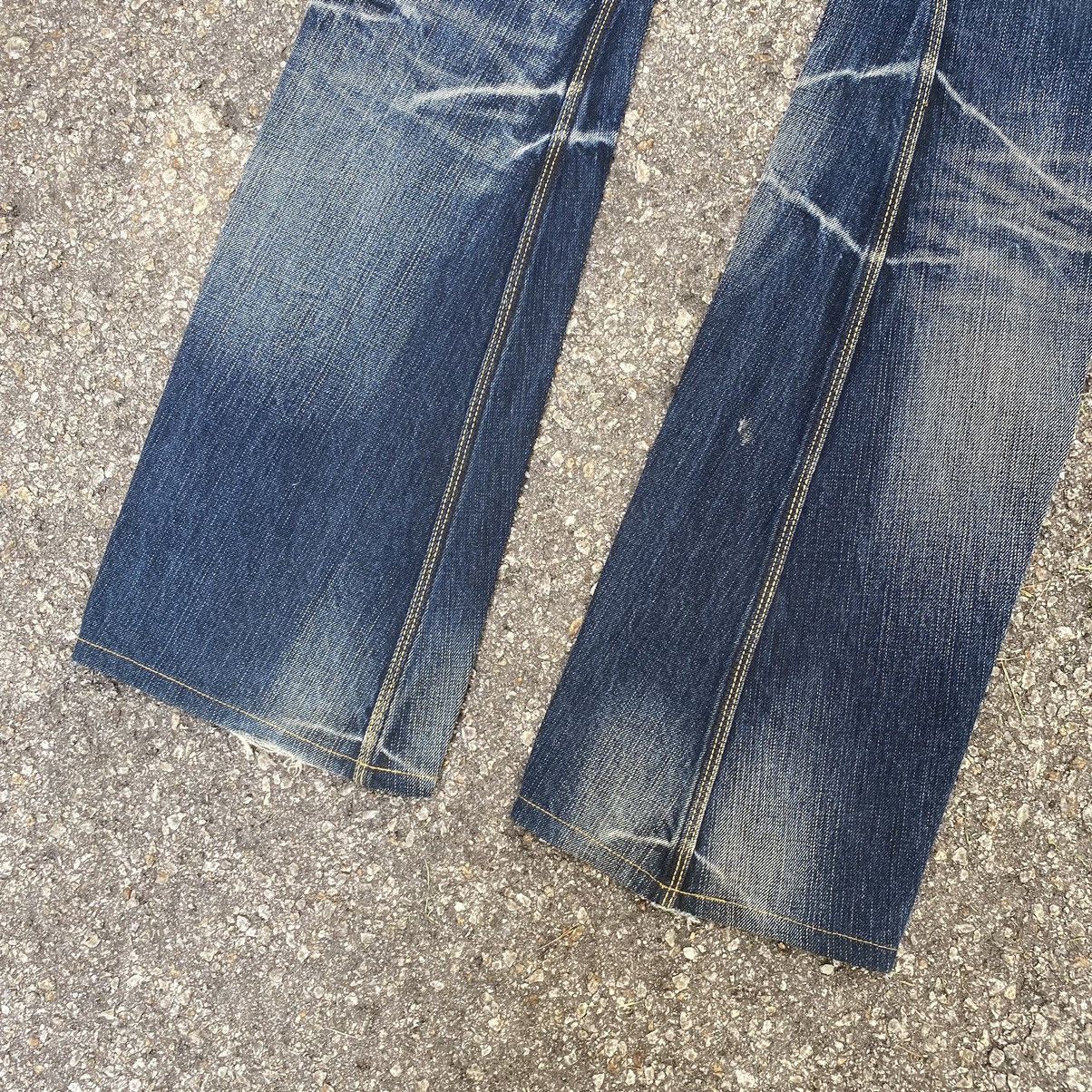 If Six Was Nine Flare Jeans Nicole Club For Men Low Rise Denim Bootcut Punk Size US 30 / EU 46 - 9 Thumbnail