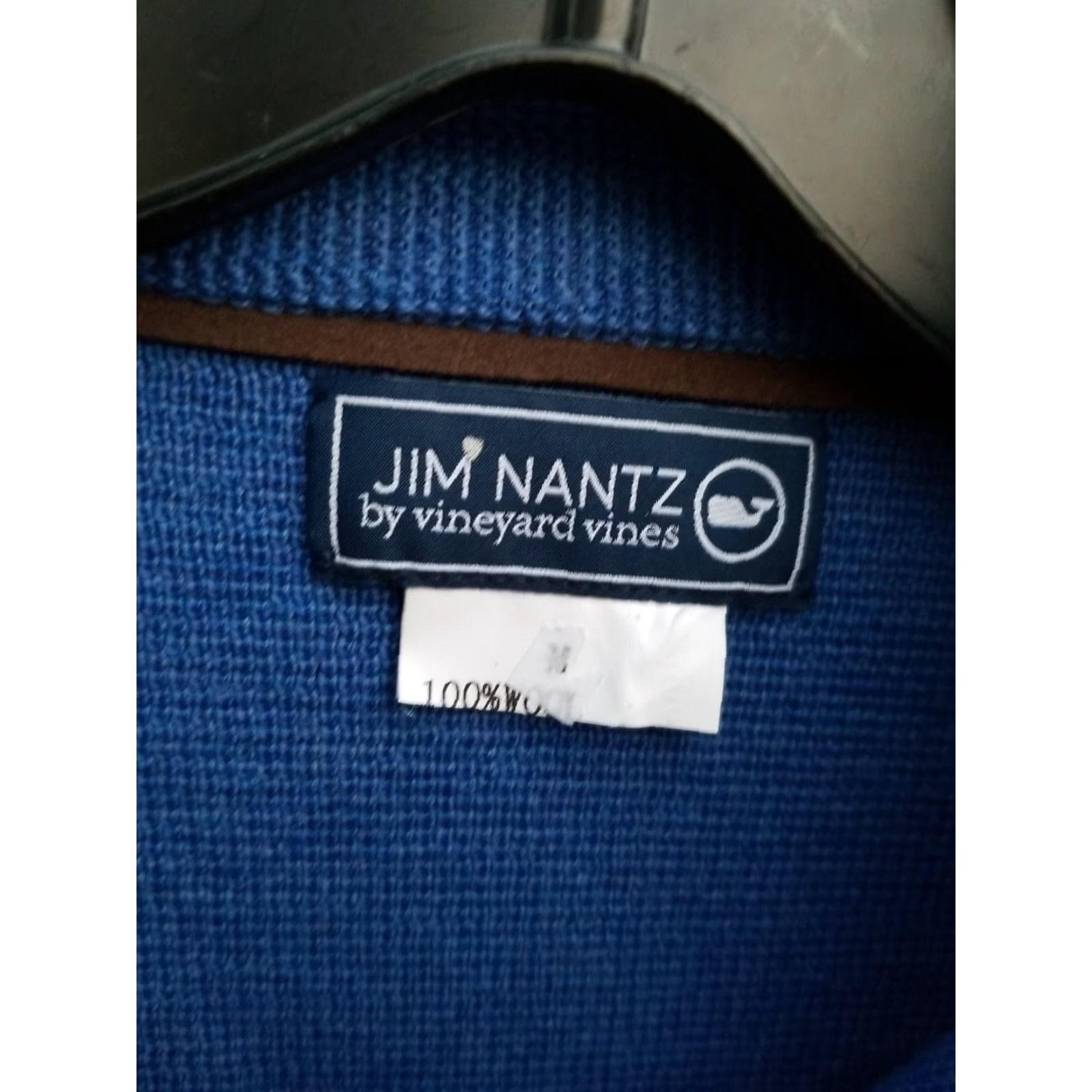 Vineyard Vines VINTAGE Vineyard Vines Knit Wool 1/4 Zip Golf Men M Blue Pullover Sweater Size US M / EU 48-50 / 2 - 2 Thumbnail